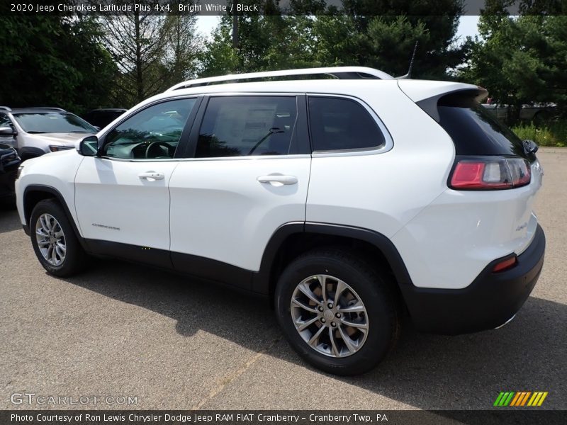 Bright White / Black 2020 Jeep Cherokee Latitude Plus 4x4