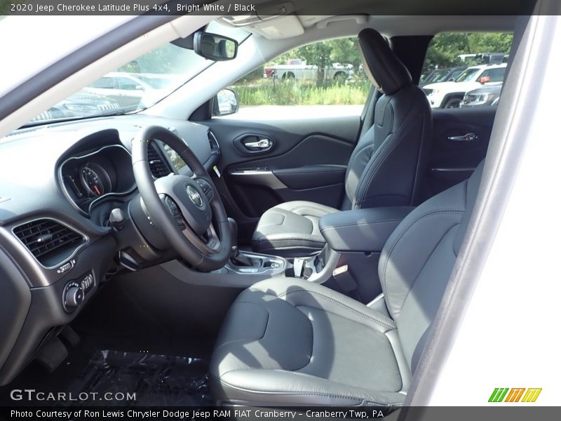 Bright White / Black 2020 Jeep Cherokee Latitude Plus 4x4