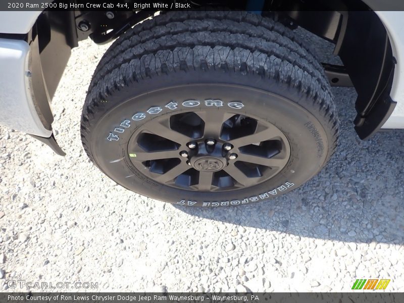 Bright White / Black 2020 Ram 2500 Big Horn Crew Cab 4x4