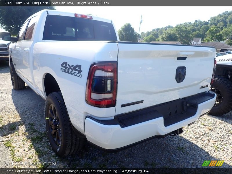 Bright White / Black 2020 Ram 2500 Big Horn Crew Cab 4x4