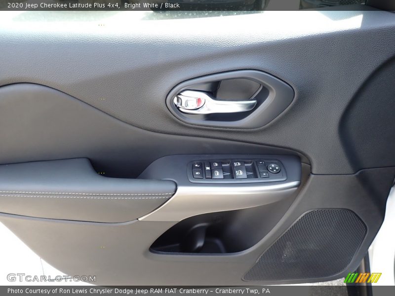 Bright White / Black 2020 Jeep Cherokee Latitude Plus 4x4