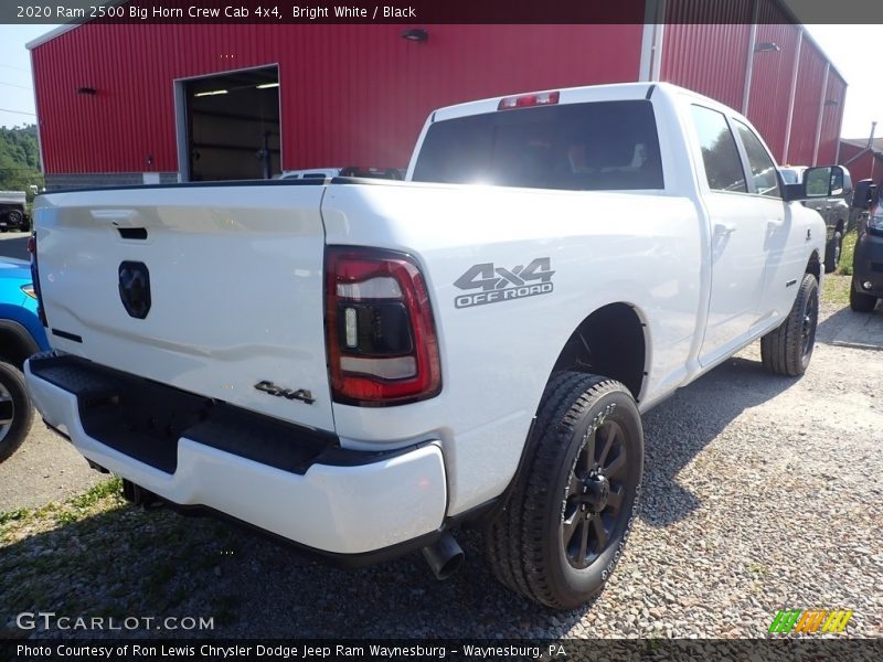 Bright White / Black 2020 Ram 2500 Big Horn Crew Cab 4x4