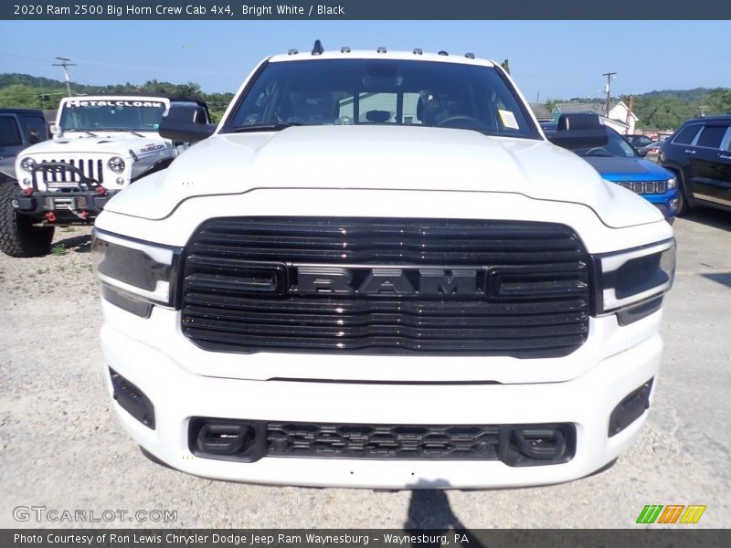 Bright White / Black 2020 Ram 2500 Big Horn Crew Cab 4x4