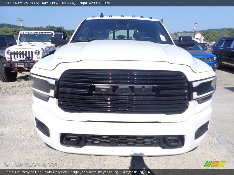 Bright White / Black 2020 Ram 2500 Big Horn Crew Cab 4x4