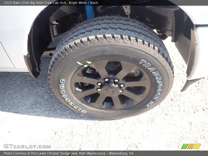 Bright White / Black 2020 Ram 2500 Big Horn Crew Cab 4x4
