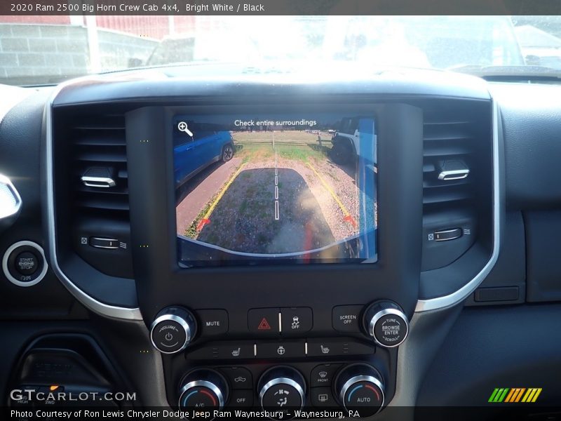 Controls of 2020 2500 Big Horn Crew Cab 4x4