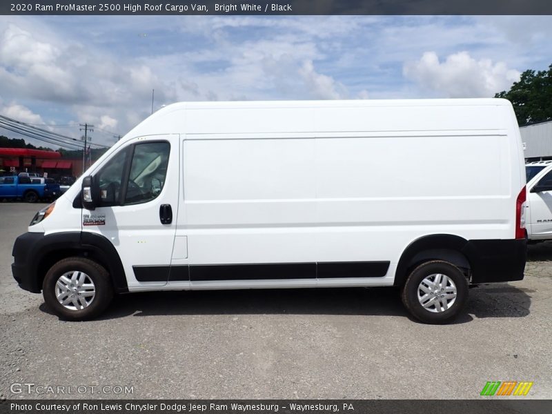 Bright White / Black 2020 Ram ProMaster 2500 High Roof Cargo Van
