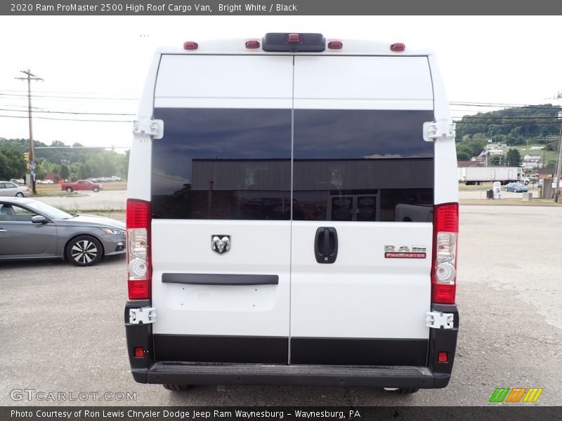 Bright White / Black 2020 Ram ProMaster 2500 High Roof Cargo Van