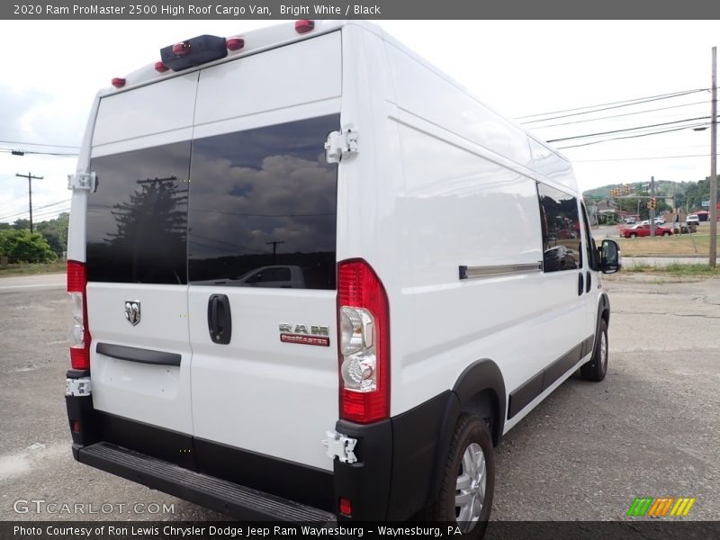 Bright White / Black 2020 Ram ProMaster 2500 High Roof Cargo Van