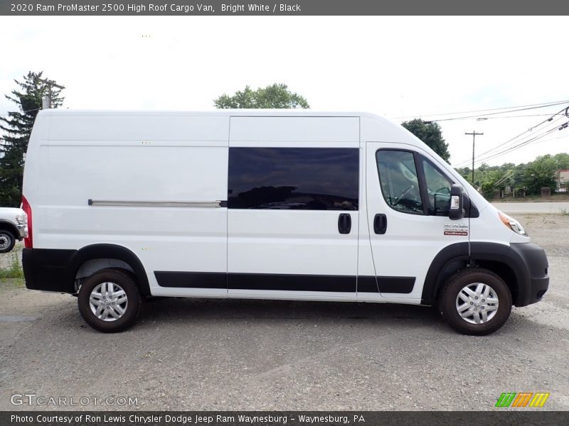 Bright White / Black 2020 Ram ProMaster 2500 High Roof Cargo Van