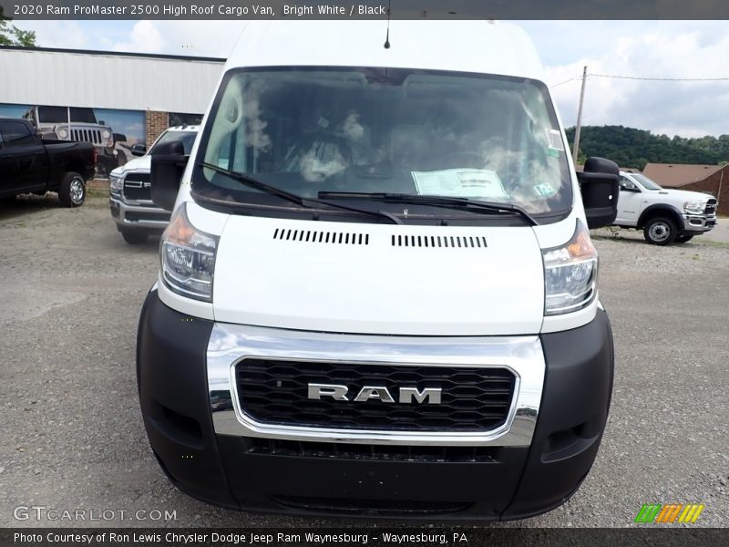Bright White / Black 2020 Ram ProMaster 2500 High Roof Cargo Van