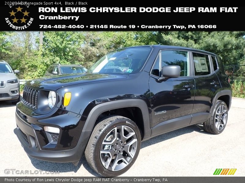 Black / Black 2020 Jeep Renegade Sport 4x4