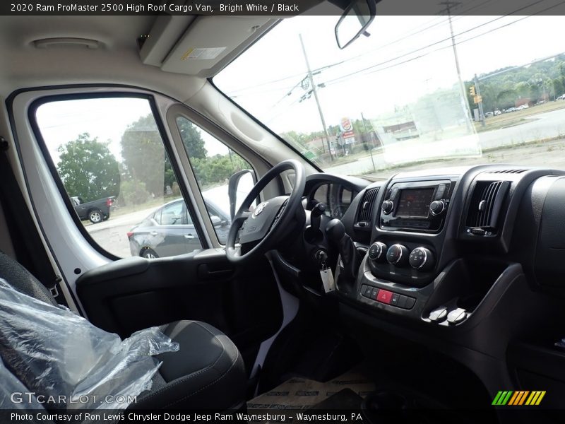 Bright White / Black 2020 Ram ProMaster 2500 High Roof Cargo Van