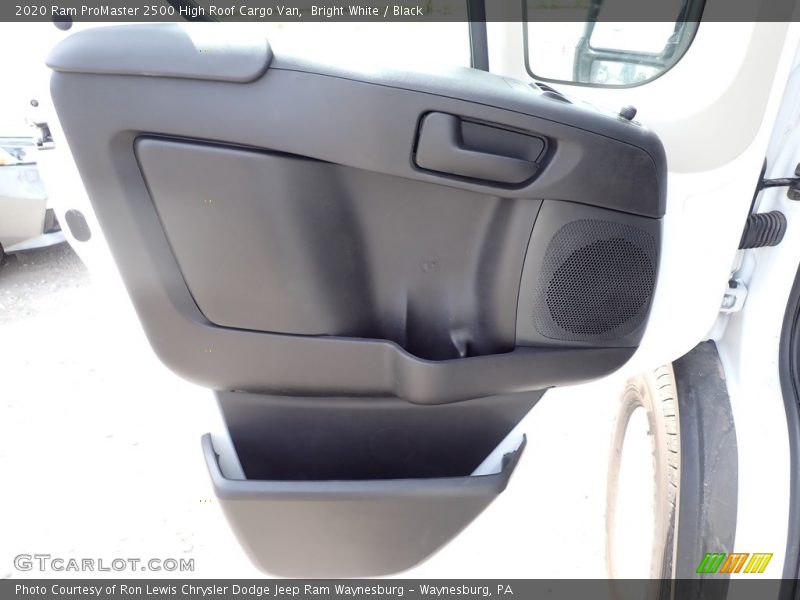 Bright White / Black 2020 Ram ProMaster 2500 High Roof Cargo Van