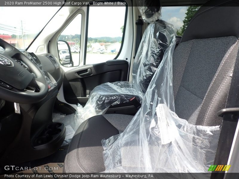 Bright White / Black 2020 Ram ProMaster 2500 High Roof Cargo Van