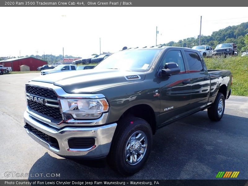 Olive Green Pearl / Black 2020 Ram 3500 Tradesman Crew Cab 4x4