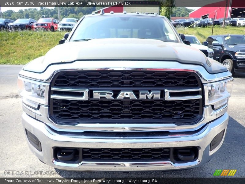 Olive Green Pearl / Black 2020 Ram 3500 Tradesman Crew Cab 4x4