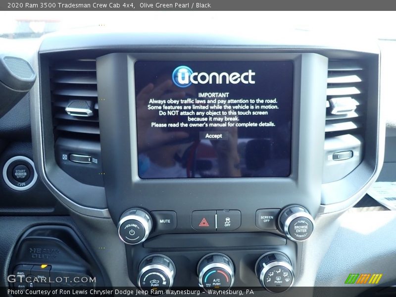 Controls of 2020 3500 Tradesman Crew Cab 4x4