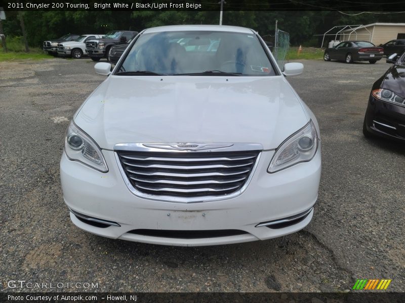 Bright White / Black/Light Frost Beige 2011 Chrysler 200 Touring