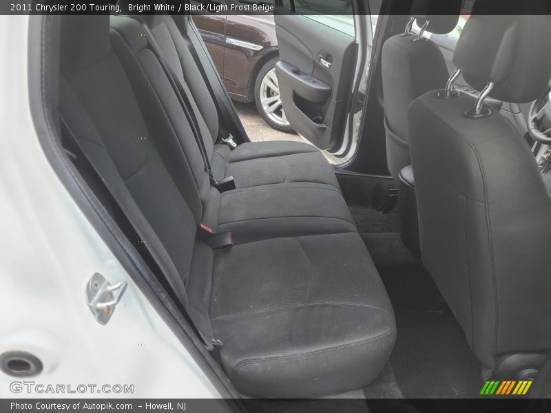 Bright White / Black/Light Frost Beige 2011 Chrysler 200 Touring