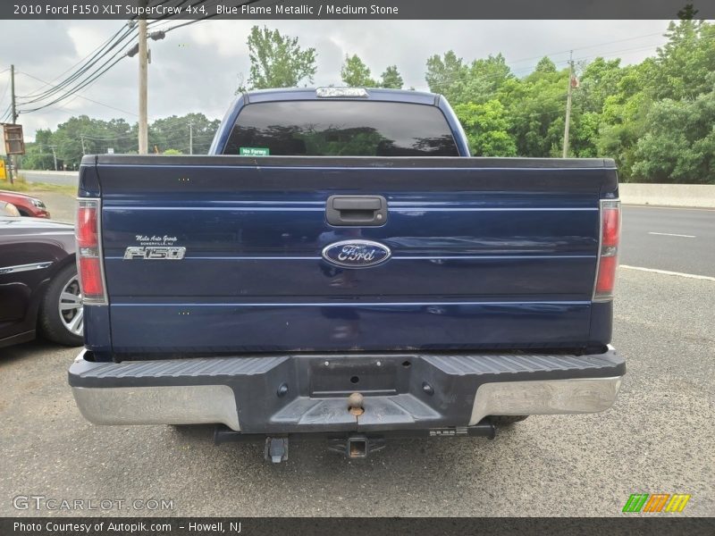 Blue Flame Metallic / Medium Stone 2010 Ford F150 XLT SuperCrew 4x4