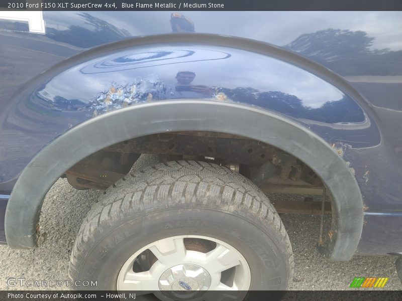 Blue Flame Metallic / Medium Stone 2010 Ford F150 XLT SuperCrew 4x4