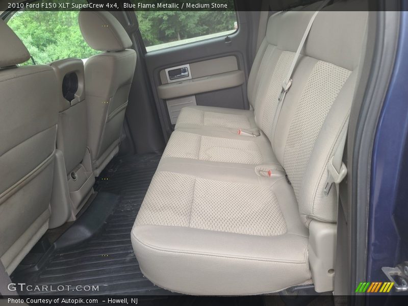 Blue Flame Metallic / Medium Stone 2010 Ford F150 XLT SuperCrew 4x4