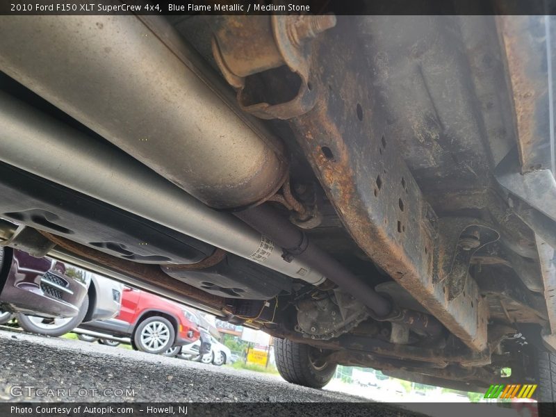 Blue Flame Metallic / Medium Stone 2010 Ford F150 XLT SuperCrew 4x4