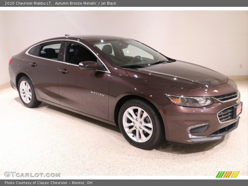 Autumn Bronze Metallic / Jet Black 2016 Chevrolet Malibu LT