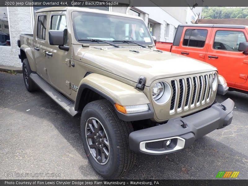 Gator / Black/Dark Saddle 2020 Jeep Gladiator Overland 4x4