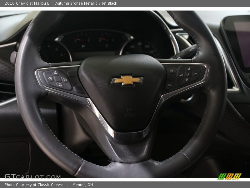 Autumn Bronze Metallic / Jet Black 2016 Chevrolet Malibu LT