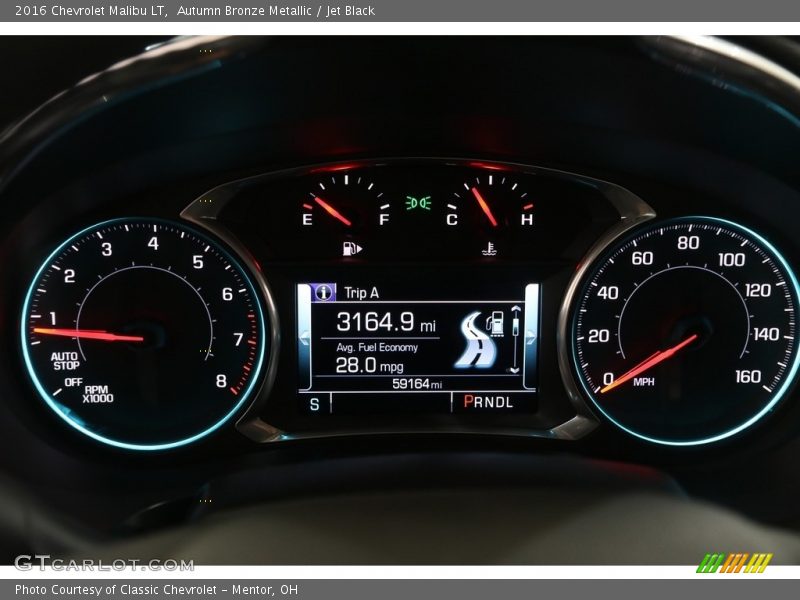 Autumn Bronze Metallic / Jet Black 2016 Chevrolet Malibu LT