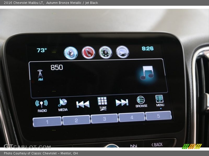 Autumn Bronze Metallic / Jet Black 2016 Chevrolet Malibu LT