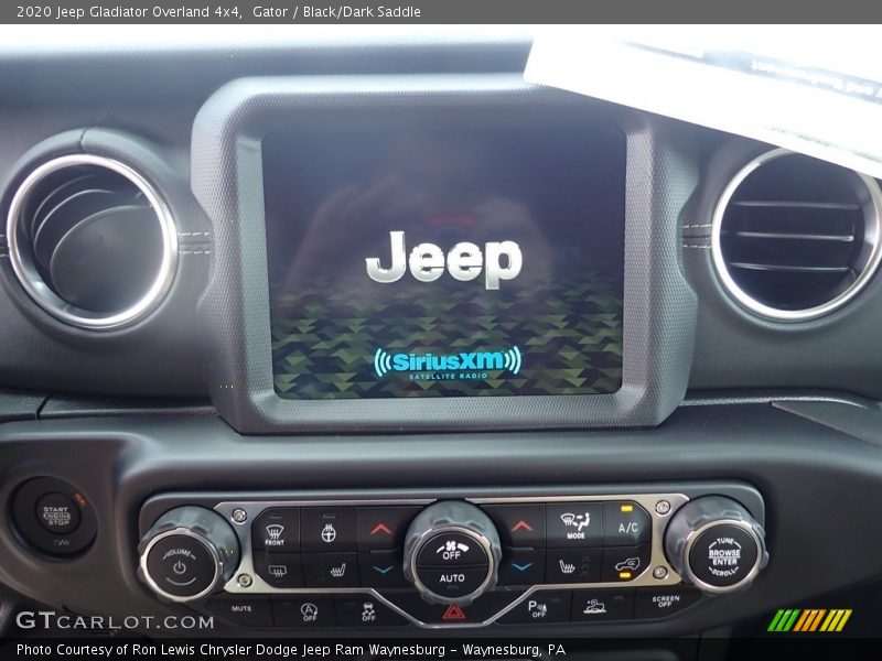 Gator / Black/Dark Saddle 2020 Jeep Gladiator Overland 4x4