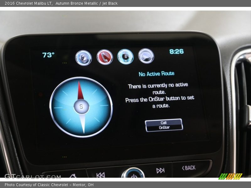 Autumn Bronze Metallic / Jet Black 2016 Chevrolet Malibu LT