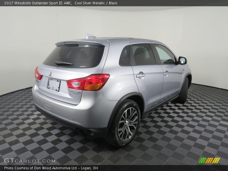 Cool Silver Metallic / Black 2017 Mitsubishi Outlander Sport ES AWC