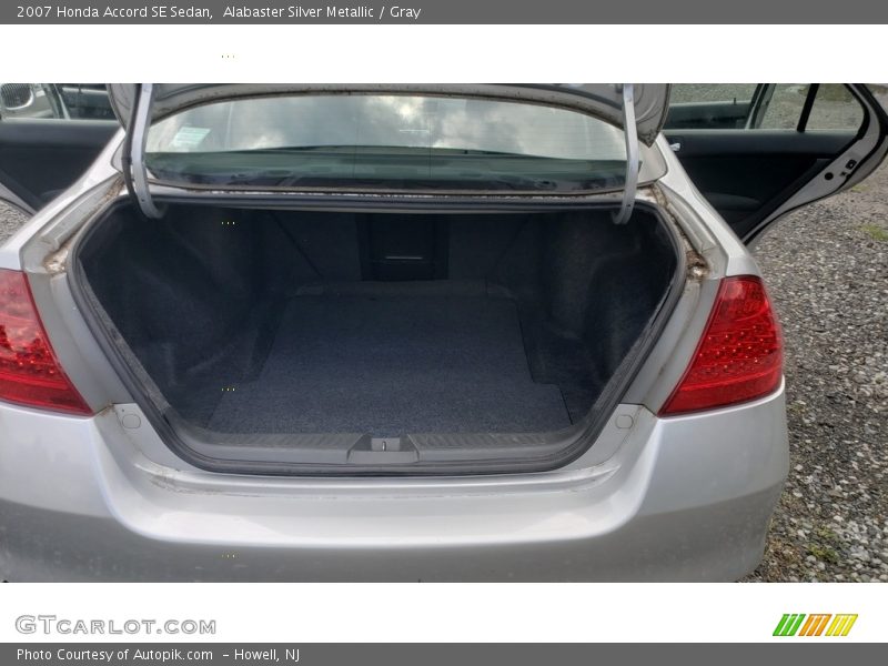 Alabaster Silver Metallic / Gray 2007 Honda Accord SE Sedan