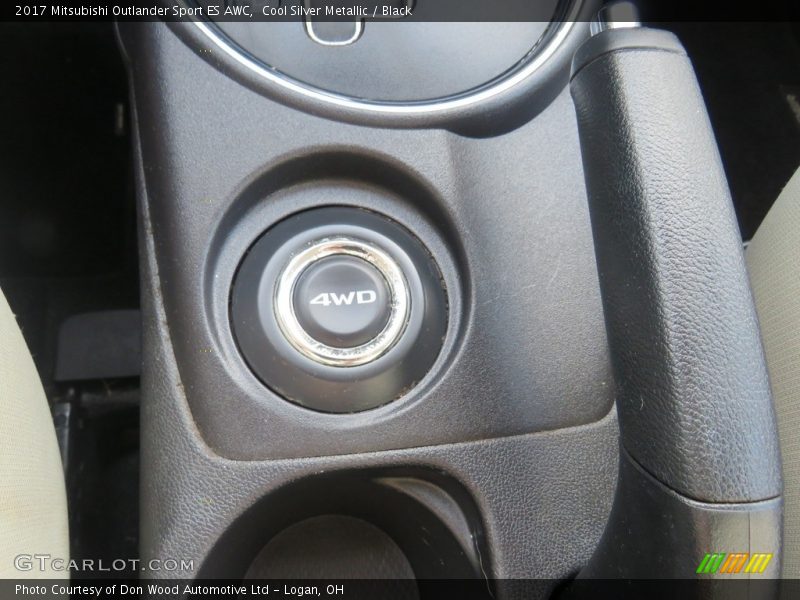 Cool Silver Metallic / Black 2017 Mitsubishi Outlander Sport ES AWC