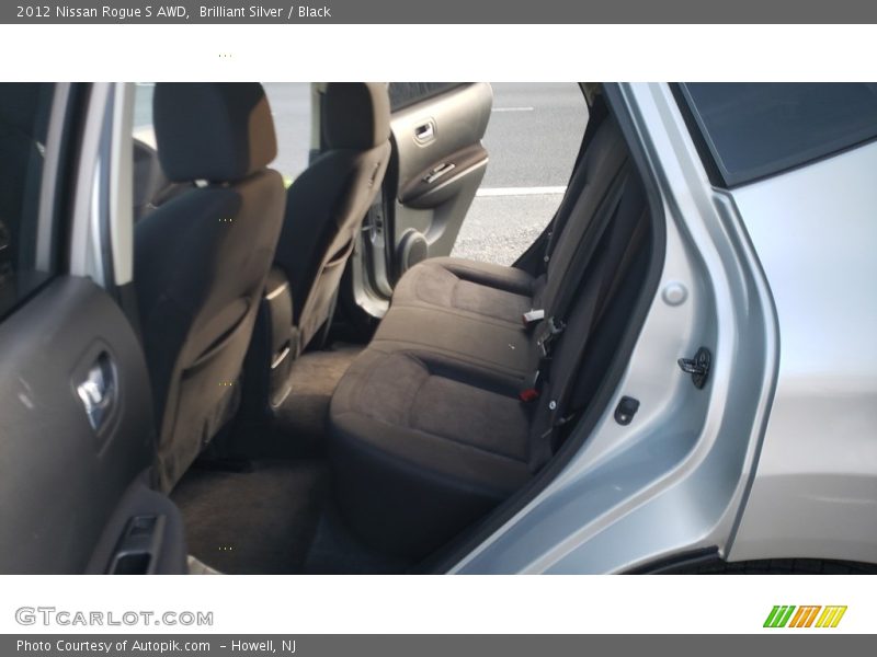 Brilliant Silver / Black 2012 Nissan Rogue S AWD