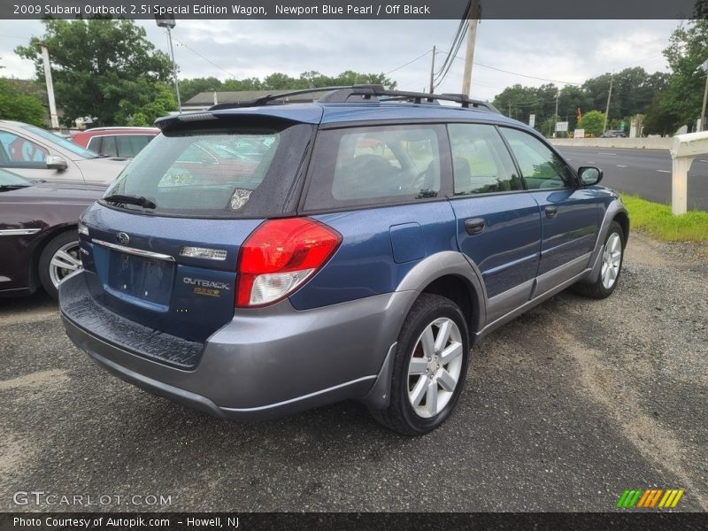 Newport Blue Pearl / Off Black 2009 Subaru Outback 2.5i Special Edition Wagon