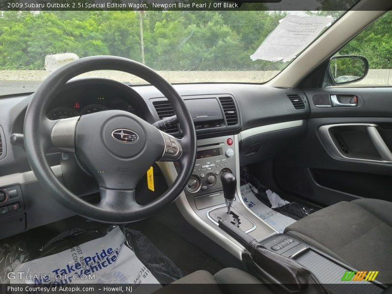 Newport Blue Pearl / Off Black 2009 Subaru Outback 2.5i Special Edition Wagon