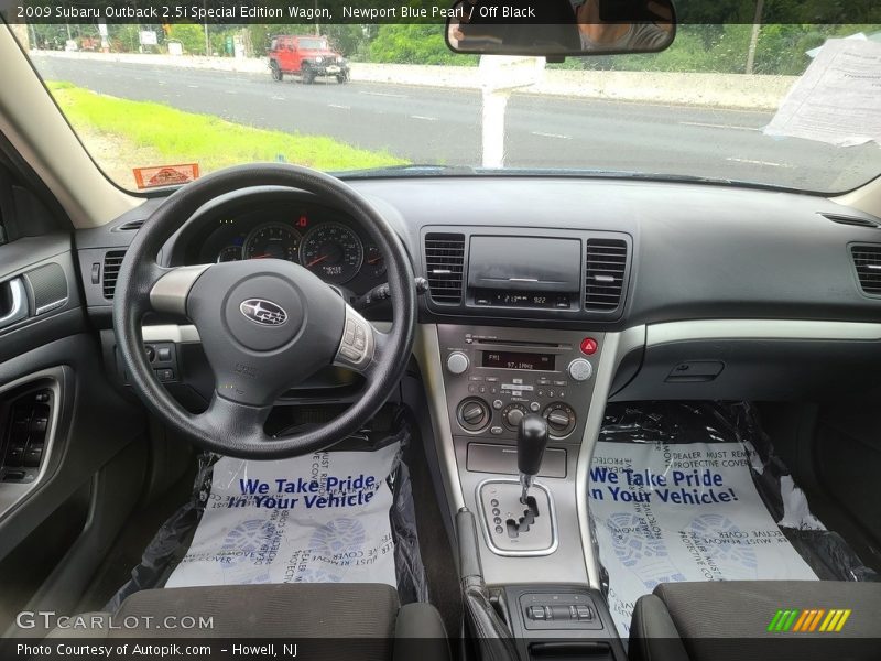 Newport Blue Pearl / Off Black 2009 Subaru Outback 2.5i Special Edition Wagon