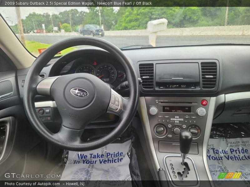 Newport Blue Pearl / Off Black 2009 Subaru Outback 2.5i Special Edition Wagon