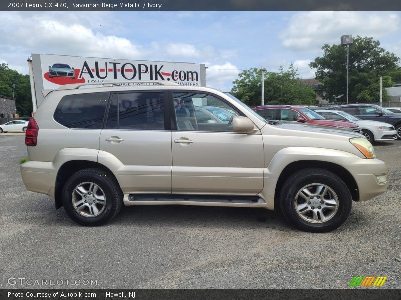 Savannah Beige Metallic / Ivory 2007 Lexus GX 470
