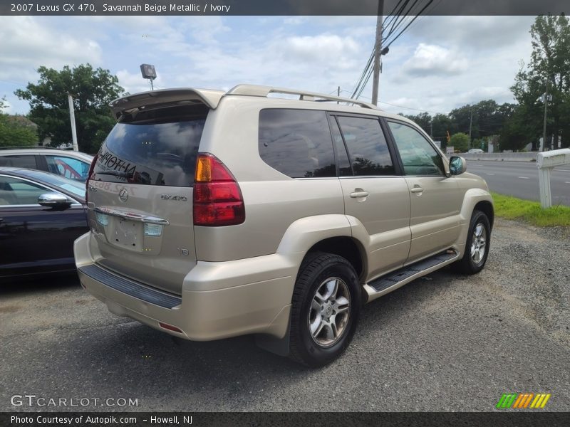 Savannah Beige Metallic / Ivory 2007 Lexus GX 470