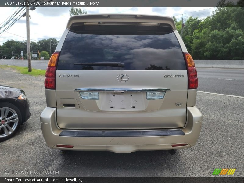 Savannah Beige Metallic / Ivory 2007 Lexus GX 470