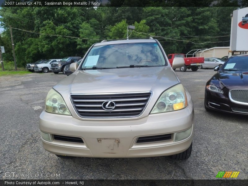 Savannah Beige Metallic / Ivory 2007 Lexus GX 470