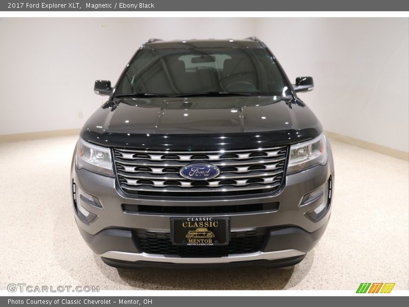 Magnetic / Ebony Black 2017 Ford Explorer XLT