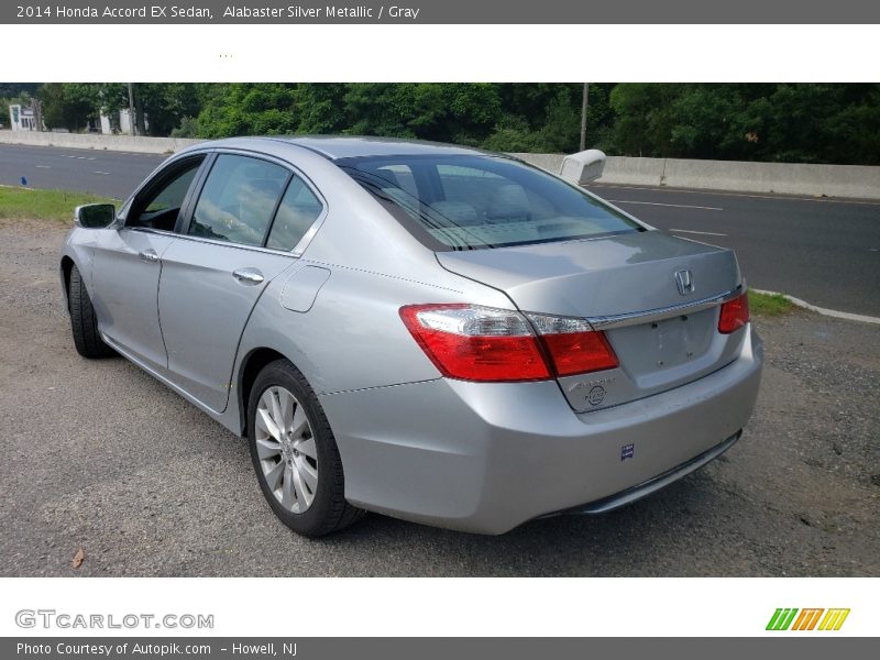 Alabaster Silver Metallic / Gray 2014 Honda Accord EX Sedan