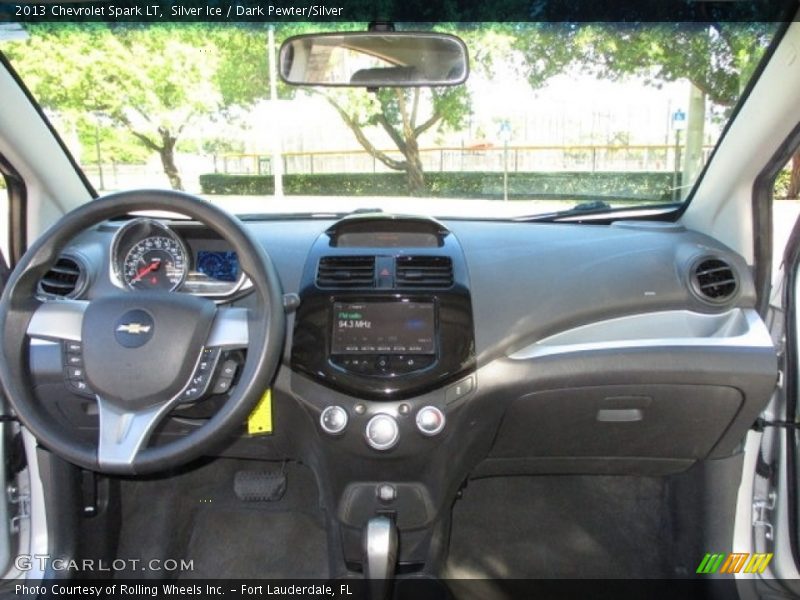 Silver Ice / Dark Pewter/Silver 2013 Chevrolet Spark LT